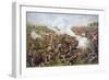 Battle of Five Forks, Virginia, 1st April 1865, Engraved by Kurz and Allison, 1886-American School-Framed Giclee Print