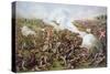 Battle of Five Forks, Virginia, 1st April 1865, Engraved by Kurz and Allison, 1886-American School-Stretched Canvas