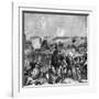 Battle of Fleurus, June 1794 (1882-188)-E Deschamps-Framed Giclee Print