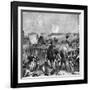 Battle of Fleurus, June 1794 (1882-188)-E Deschamps-Framed Giclee Print