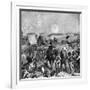 Battle of Fleurus, June 1794 (1882-188)-E Deschamps-Framed Giclee Print