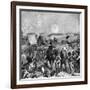 Battle of Fleurus, June 1794 (1882-188)-E Deschamps-Framed Giclee Print