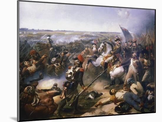 Battle of Fleurus, June 1794-Jean-Baptiste Mauzaisse-Mounted Giclee Print