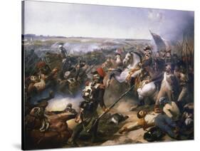 Battle of Fleurus, June 1794-Jean-Baptiste Mauzaisse-Stretched Canvas