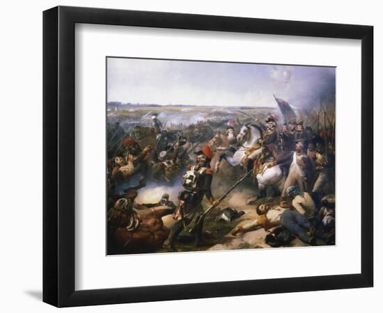 Battle of Fleurus, June 1794-Jean-Baptiste Mauzaisse-Framed Premium Giclee Print