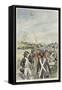 Battle of Fleurus-Felicien Baron De Myrbach-rheinfeld-Framed Stretched Canvas