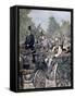 Battle of Flowers Parade, 1891-Henri Meyer-Framed Stretched Canvas