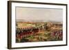 Battle of Fontenoy, 11 May 1745: The French and Allies Confronting Each Other-Felix Philippoteaux-Framed Giclee Print