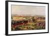 Battle of Fontenoy, 11 May 1745: The French and Allies Confronting Each Other-Felix Philippoteaux-Framed Giclee Print