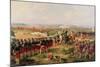 Battle of Fontenoy, 11 May 1745: The French and Allies Confronting Each Other-Felix Philippoteaux-Mounted Giclee Print