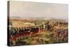 Battle of Fontenoy, 11 May 1745: The French and Allies Confronting Each Other-Felix Philippoteaux-Stretched Canvas