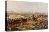 Battle of Fontenoy, 11 May 1745: The French and Allies Confronting Each Other-Felix Philippoteaux-Stretched Canvas