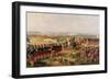 Battle of Fontenoy, 11 May 1745: The French and Allies Confronting Each Other-Felix Philippoteaux-Framed Giclee Print