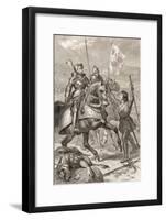 Battle of Fornovo 1495-null-Framed Art Print