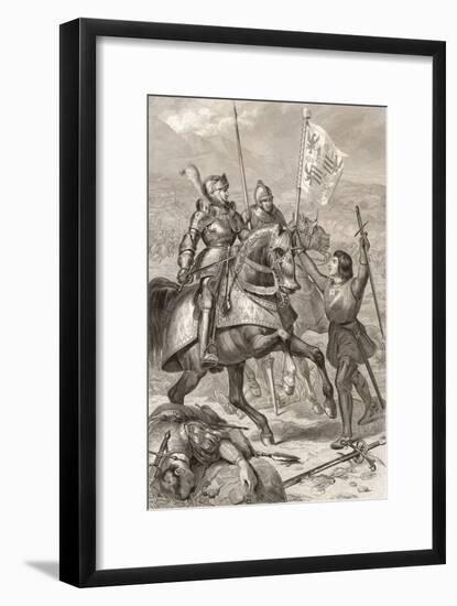 Battle of Fornovo 1495-null-Framed Art Print