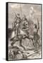 Battle of Fornovo 1495-null-Framed Stretched Canvas