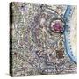 Battle of Fort Donelson - Civil War Panoramic Map-Lantern Press-Stretched Canvas