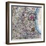 Battle of Fort Donelson - Civil War Panoramic Map-Lantern Press-Framed Art Print