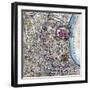 Battle of Fort Donelson - Civil War Panoramic Map-Lantern Press-Framed Art Print