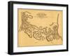 Battle of Fort Henry - Civil War Panoramic Map-Lantern Press-Framed Art Print