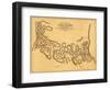 Battle of Fort Henry - Civil War Panoramic Map-Lantern Press-Framed Art Print