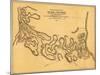 Battle of Fort Henry - Civil War Panoramic Map-Lantern Press-Mounted Art Print