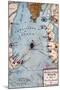 Battle of Fort Sumter - Civil War Panoramic Map-Lantern Press-Mounted Art Print