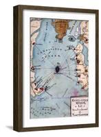 Battle of Fort Sumter - Civil War Panoramic Map-Lantern Press-Framed Art Print