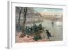 Battle of Fredericksburg, Pub. L. Prang & Co., 1886 (Colour Litho)-Thure De Thulstrup-Framed Giclee Print