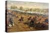 Battle of Gettysburg, 1863, Printed by L. Prang and Co., 1887-Thure De Thulstrup-Stretched Canvas