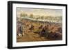 Battle of Gettysburg, 1863, Printed by L. Prang and Co., 1887-Thure De Thulstrup-Framed Giclee Print