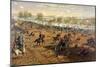 Battle of Gettysburg, 1863, Printed by L. Prang and Co., 1887-Thure De Thulstrup-Mounted Giclee Print