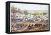 Battle of Gettysburg, 1891-Paul Dominique Philippoteaux-Framed Stretched Canvas