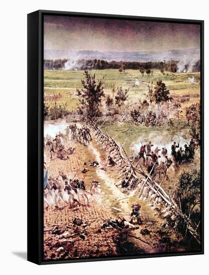 Battle of Gettysburg, American Civil War, 1-3 July 1863-null-Framed Stretched Canvas