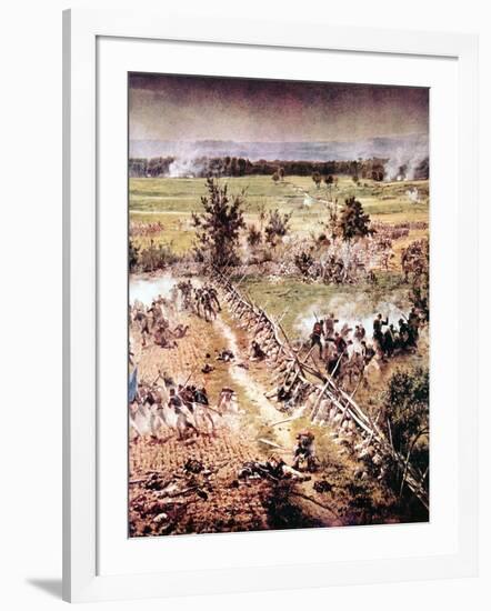 Battle of Gettysburg, American Civil War, 1-3 July 1863-null-Framed Giclee Print