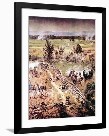 Battle of Gettysburg, American Civil War, 1-3 July 1863-null-Framed Giclee Print