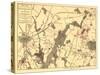 Battle of Gettysburg - Civil War Panoramic Map-Lantern Press-Stretched Canvas