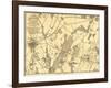 Battle of Gettysburg - Civil War Panoramic Map-Lantern Press-Framed Art Print