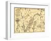 Battle of Gettysburg - Civil War Panoramic Map-Lantern Press-Framed Art Print