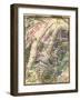 Battle of Gettysburg - Civil War Panoramic Map-Lantern Press-Framed Art Print