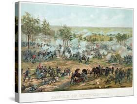 Battle of Gettysburg, pub. 1898-Paul Dominique Philippoteaux-Stretched Canvas