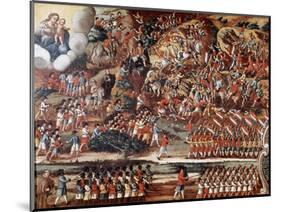 Battle of Guararapes, Brazil, 18 February 1649-null-Mounted Giclee Print