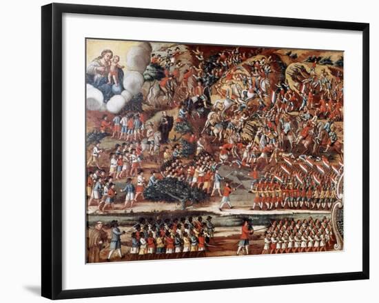 Battle of Guararapes, Brazil, 18 February 1649-null-Framed Giclee Print