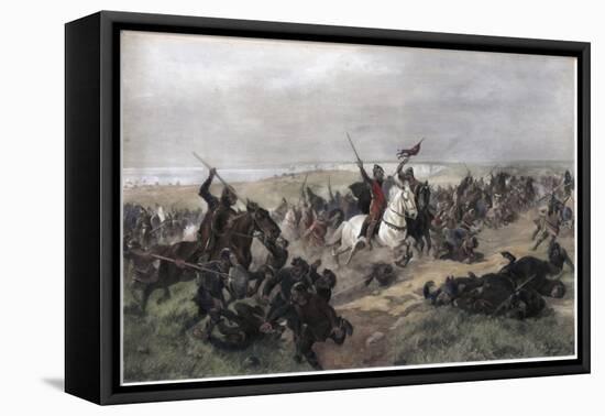 Battle of Hastings, 14th October 1066-null-Framed Stretched Canvas