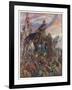 Battle of Hastings William Duke of Normandy Defeats the English Army Led by Harold-Henry Justice Ford-Framed Art Print