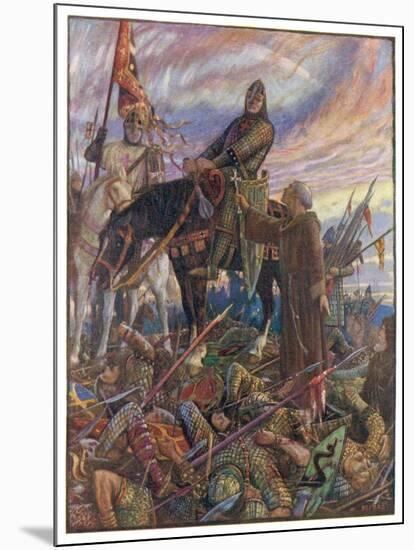 Battle of Hastings William Duke of Normandy Defeats the English Army Led by Harold-Henry Justice Ford-Mounted Art Print
