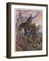 Battle of Hastings William Duke of Normandy Defeats the English Army Led by Harold-Henry Justice Ford-Framed Art Print