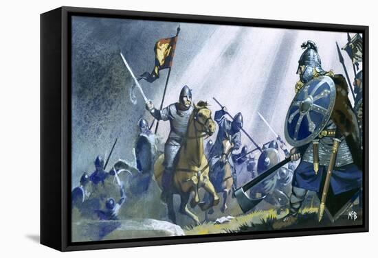Battle of Hastings-Mcbride-Framed Stretched Canvas