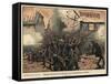 Battle of Hochkirch-Carl Rochling-Framed Stretched Canvas