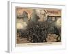 Battle of Hochkirch-Carl Rochling-Framed Giclee Print